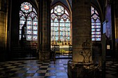 Frankreich, Paris, UNESCO-Welterbegebiet, Île de la Cite, Kathedrale Notre-Dame de Paris, Wandelgangskapelle