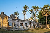 Sri Lanka, Northern province, Mannar island, Mannar city, Mannar Fort or Dutch fort, built the Portuguese, occupied by the Dutch and the Bristish