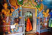 Sri Lanka, Central province, Kandy, a World Heritage Site, Buddhist temple in the royal palace complex