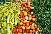 Sri Lanka, North Central Province, Polonnaruwa, fruit and vegetables weekly market
