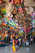 Sri Lanka, Ostprovinz, Trincomalee (oder Trinquemalay), Hindu-Tempel Pathirakali Amman