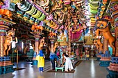 Sri Lanka, Eastern province, Trincomalee (or Trinquemalay), Pathirakali Amman Hindu temple