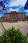 Germany, Baden Wurttemberg, Kraichgau, Bruchsal, The baroque castle of Bruchsal was built from 1720 on order of the Prince Bishop of Schönborn Buchheim