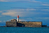 France, Herault, Agde, Cape of Agde, Brescou Fort
