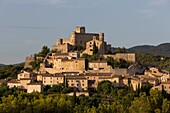 France, Vaucluse, Le Barroux, the 16th century castle
