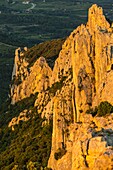 France, Vaucluse, above Gigondas, Dentelles de Montmirail