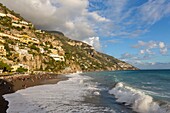 Italien, Kampanien, Amalfiküste, von der UNESCO zum Weltkulturerbe erklärt, Positano