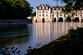 France, Indre et Loire, Loire Valley, Castle of Chenonceau on the World Heritage list of UNESCO, built between 1513 1521 in Renaissance style, over the Cher river