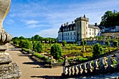 Frankreich, Indre et Loire, Loiretal, von der UNESCO zum Weltkulturerbe erklärt, Schloss und Gärten von Villandry, erbaut im 16.