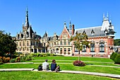 France, Seine Maritime, Pays de Caux, Alabaster Coast, Fecamp, the Gothic Revival and Neo-Renaissance Benedictine Palace, built in the late 19th century, is both the place of production of Benedictine liqueur and Museum