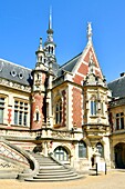 France, Seine Maritime, Pays de Caux, Alabaster Coast, Fecamp, the Gothic Revival and Neo-Renaissance Benedictine Palace, built in the late 19th century, is both the place of production of Benedictine liqueur and Museum