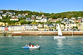 Frankreich, Seine Maritime, Pays de Caux, Cote d'Albatre (Alabasterküste), Fecamp, der Hafen