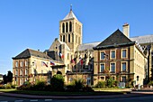 France, Seine Maritime, Pays de Caux, Cote d'Albatre (Alabaster Coast), Fecamp, abbatiale de la Sainte Trinite (abbey church of the Holy Trinity)