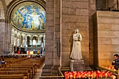 Frankreich, Paris, Montmartre-Hügel, Basilika Sacre Coeur