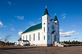 Canada, New Brunswick, Acadian Peninsula, Miscou Island, Sainte-Marie-Saint Raphael, Eglise de Saint-Raphael church