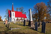 Canada, New Brunswick, Saint John River Valley, Gagetown, St John Anglican Church, b. 1880