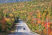 Kanada, Neuschottland, Cabot Trail, Neils Harbour, Cape Breton HIghlands National Park, Highway 6 im Herbst