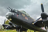 Canada, Nova Scotia, Kingston, Greenwood Aviation Museum at CFB Greenwood, WW2-era Lancaster bomber