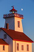 Kanada, Prinz-Edward-Insel, Wood Islands, Wood Islands Leuchtturm, Sonnenuntergang