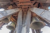 Frankreich, Paris, Weltkulturerbe der UNESCO, die Glocken im Turm der Kathedrale Notre-Dame auf der Stadtinsel