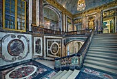 France, Yvelines, Versailles, Versailles palace listed as World Heritage by UNESCO, the Queen's staircase