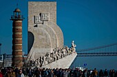 Portugal, Lisbonne, monument dedicated to the portuguese explorers and navigators