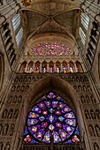 Frankreich, Marne, Reims, Kathedrale Notre Dame, von der UNESCO zum Welterbe erklärt