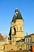 France, Gironde, Bordeaux, district a World Heritage Site by UNESCO, district of Saint Peter, 15th century Gothic Cailhau gate