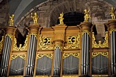France, Territoire de Belfort, Belfort, Place d Armes, Saint Christophe cathedral, great organ dated 18th century