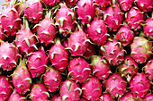 Drachenfrucht zum Verkauf auf dem örtlichen Markt, Ho-Chi-Minh-Stadt, Vietnam, Indochina, Südostasien, Asien