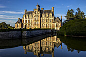 Chateau de Beaumesnil (Schloss Beaumesnil), Eure, Normandie, Frankreich, Europa