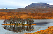 Assynt landscape, Highland, Scotland, United Kingdom, Europe