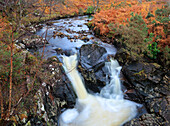 Waterfall, Assynt, Highland, Scotland, United Kingdom, Europe