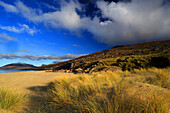 Luskentyre beach, Harris, Äußere Hebriden, Schottland, Vereinigtes Königreich, Europa