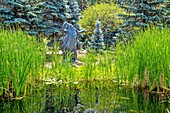 Leo-Mol-Skulptur im Leo-Mol-Skulpturengarten im Assiniboine Park, Winnipeg, Manitoba, Kanada, Nordamerika