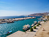 Hafen in Mykonos-Stadt, Insel Mykonos, Kykladen, Griechische Inseln, Griechenland, Europa