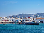 Chora Waterfront, Mykonos Town, Mykonos Island, Cyclades, Greek Islands, Greece, Europe