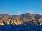 Küste der Insel Mykonos, Kykladen, Griechische Inseln, Griechenland, Europa