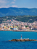 View towards Karlovasi, Samos Island, North Aegean, Greek Islands, Greece, Europe
