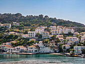 Hafen von Evdilos, Insel Ikaria, Nord-Ägäis, Griechische Inseln, Griechenland, Europa