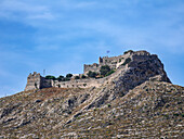 Mittelalterliche Burg von Pandeli, Insel Leros, Dodekanes, Griechische Inseln, Griechenland, Europa