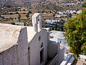 Kirche in Patmos Chora, Insel Patmos, Dodekanes, Griechische Inseln, Griechenland, Europa
