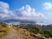 Alter Weg vom Hafen Skala zur Patmos Chora, Insel Patmos, Dodekanes, Griechische Inseln, Griechenland, Europa