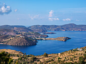 Landschaft der Insel Patmos, Dodekanes, Griechische Inseln, Griechenland, Europa