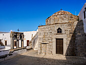Monastery of Saint-John the Theologian, Patmos Chora, UNESCO World Heritage Site, Patmos Island, Dodecanese, Greek Islands, Greece, Europe