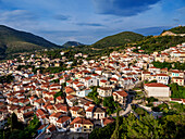 Ano Vathy, elevated view, Samos Town, Samos Island, North Aegean, Greek Islands, Greece, Europe