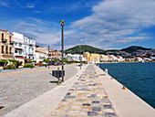Promenade von Samos-Stadt, Insel Samos, Nord-Ägäis, Griechische Inseln, Griechenland, Europa