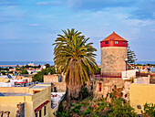 Mittelalterliche Altstadt bei Sonnenuntergang, Rhodos-Stadt, Insel Rhodos, Dodekanes, Griechische Inseln, Griechenland, Europa