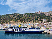 Hafen von Pothia (Stadt Kalymnos), Insel Kalymnos, Dodekanes, Griechische Inseln, Griechenland, Europa