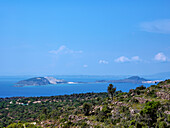 View towards Giali Island, Nisyros Island, Dodecanese, Greek Islands, Greece, Europe